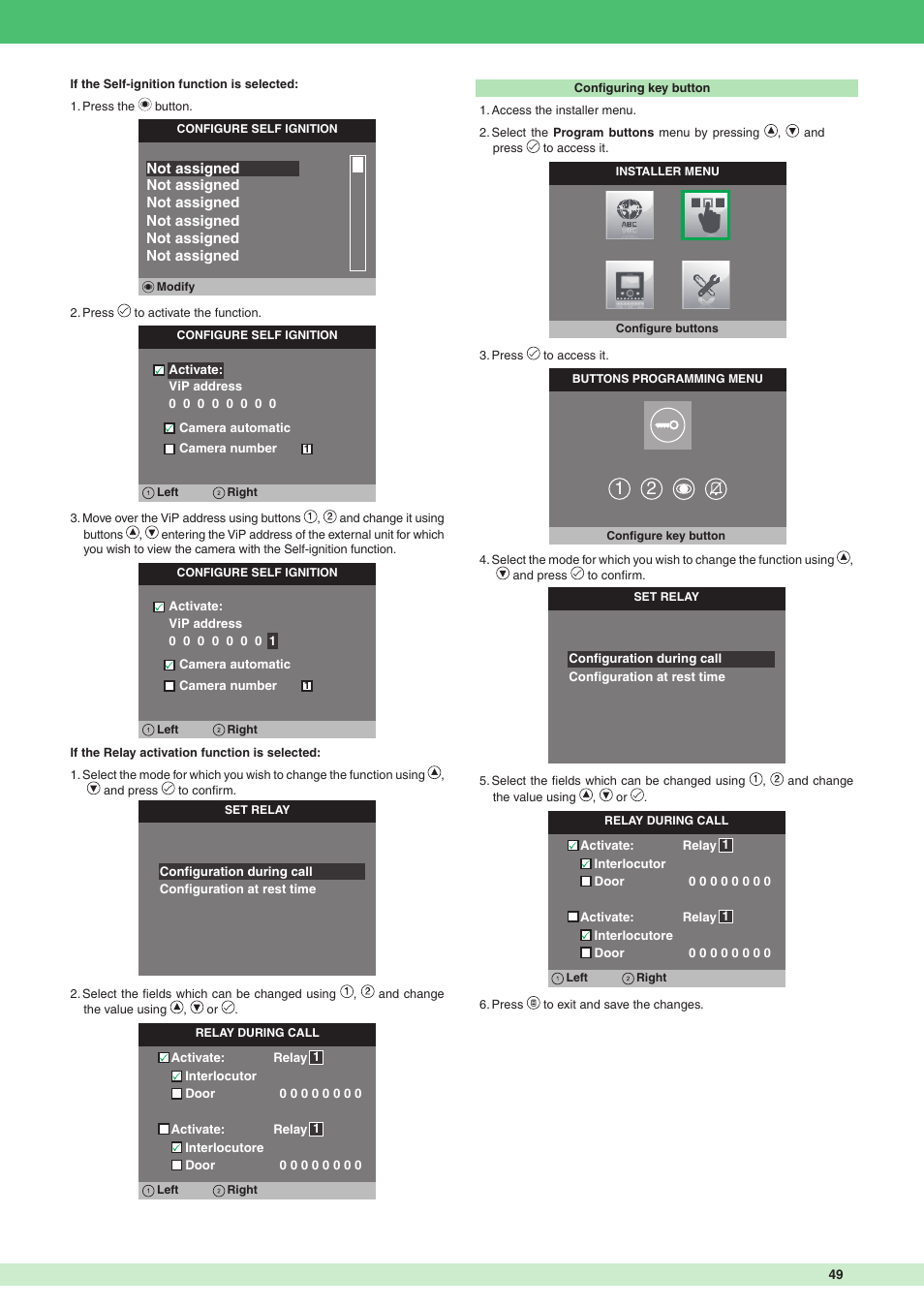 Comelit MT VIP SYSTEM User Manual | Page 49 / 60