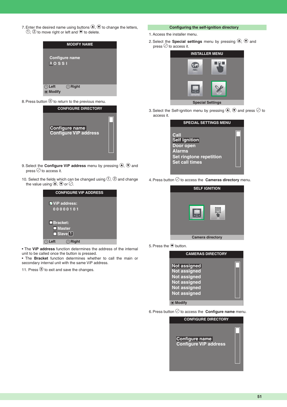 Comelit MT VIP SYSTEM User Manual | Page 51 / 60