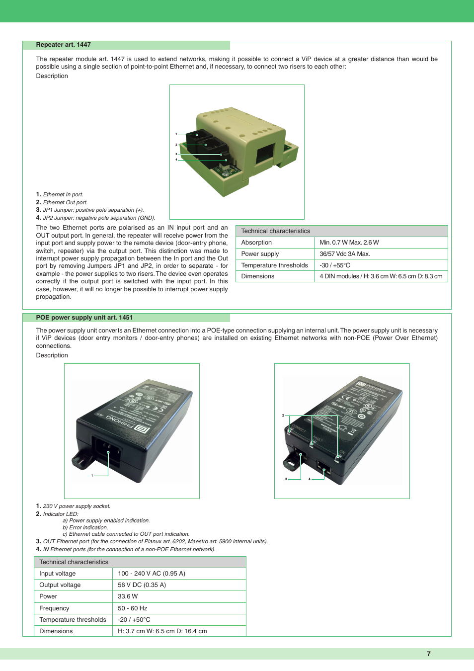 Comelit MT VIP SYSTEM User Manual | Page 7 / 60