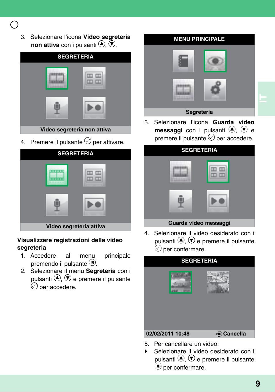 Comelit MU 6202 User Manual | Page 11 / 58