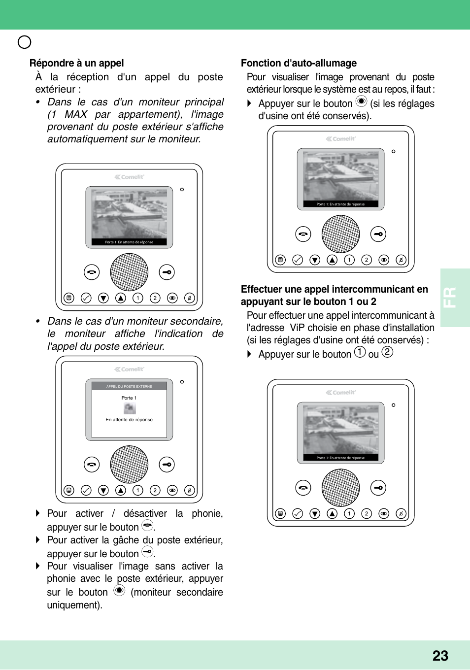 Comelit MU 6202 User Manual | Page 25 / 58