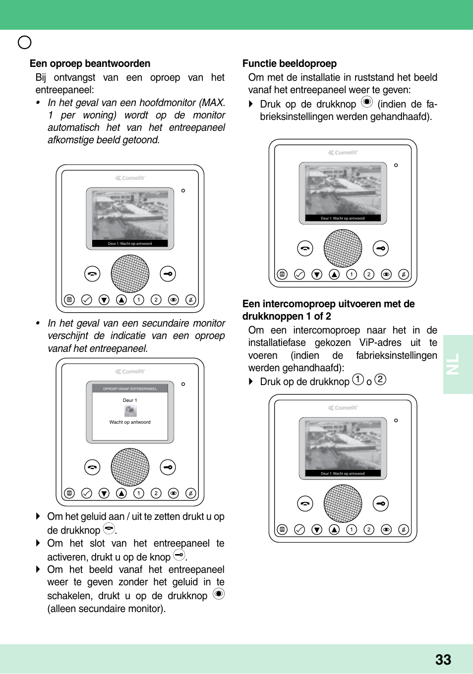 Comelit MU 6202 User Manual | Page 35 / 58