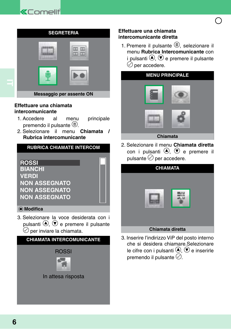 Comelit MU 6202 User Manual | Page 8 / 58