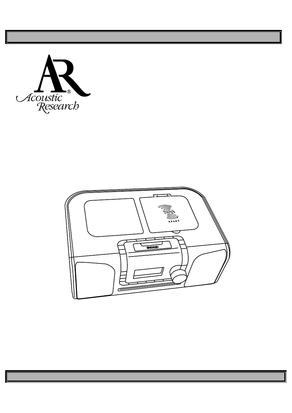 Acoustic Research XMC90 User Manual | 20 pages