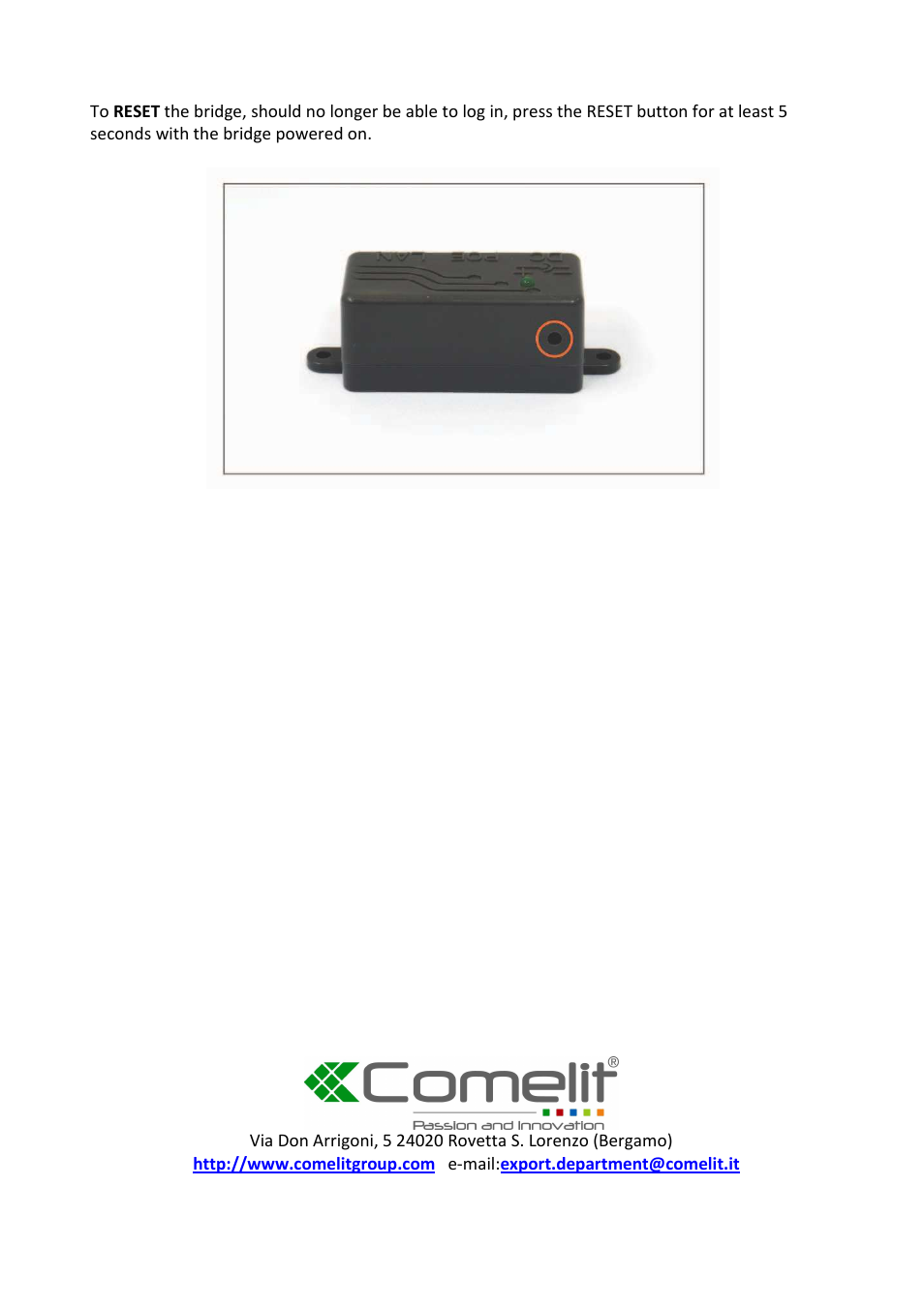 Comelit MT 48086 User Manual | Page 12 / 12