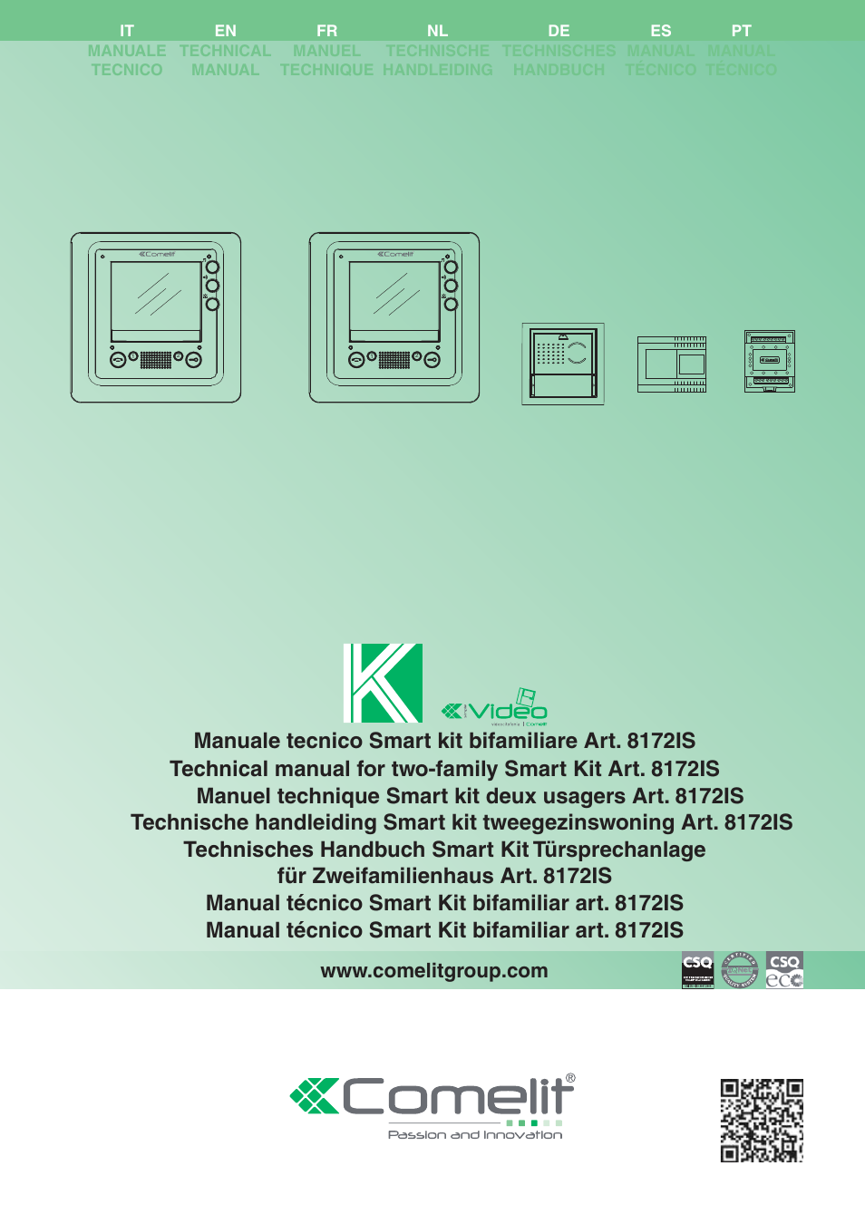 Comelit MT 8172IS User Manual | 140 pages