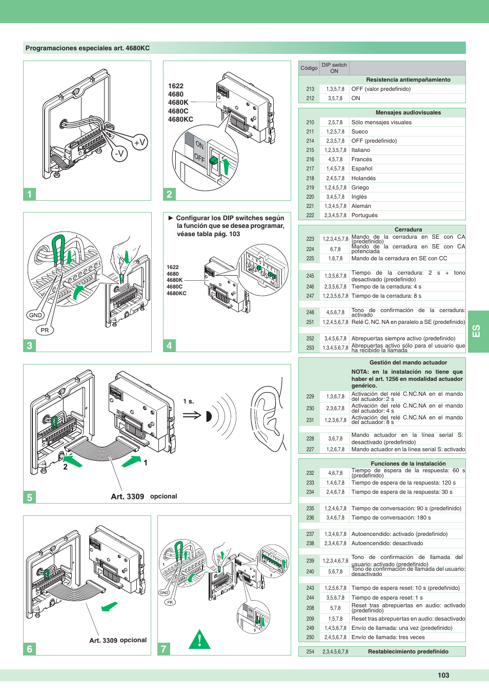 V +v | Comelit MT 8172IS User Manual | Page 103 / 140