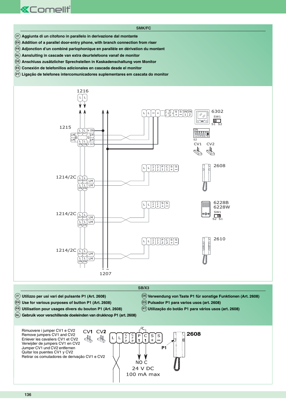 Comelit MT 8172IS User Manual | Page 136 / 140