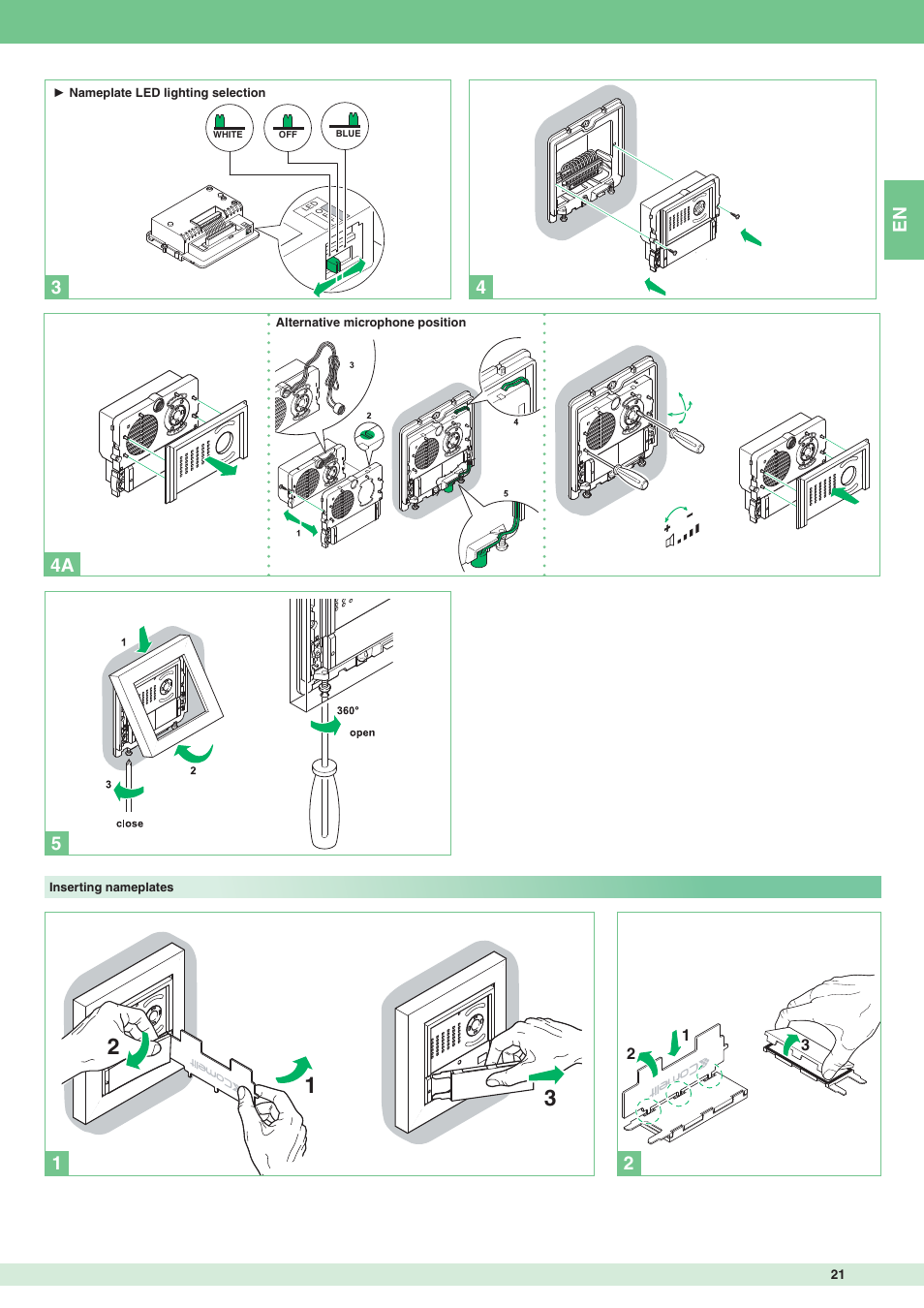 En 5 2 | Comelit MT 8172IS User Manual | Page 21 / 140