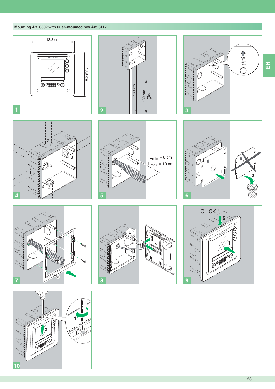 Comelit MT 8172IS User Manual | Page 23 / 140