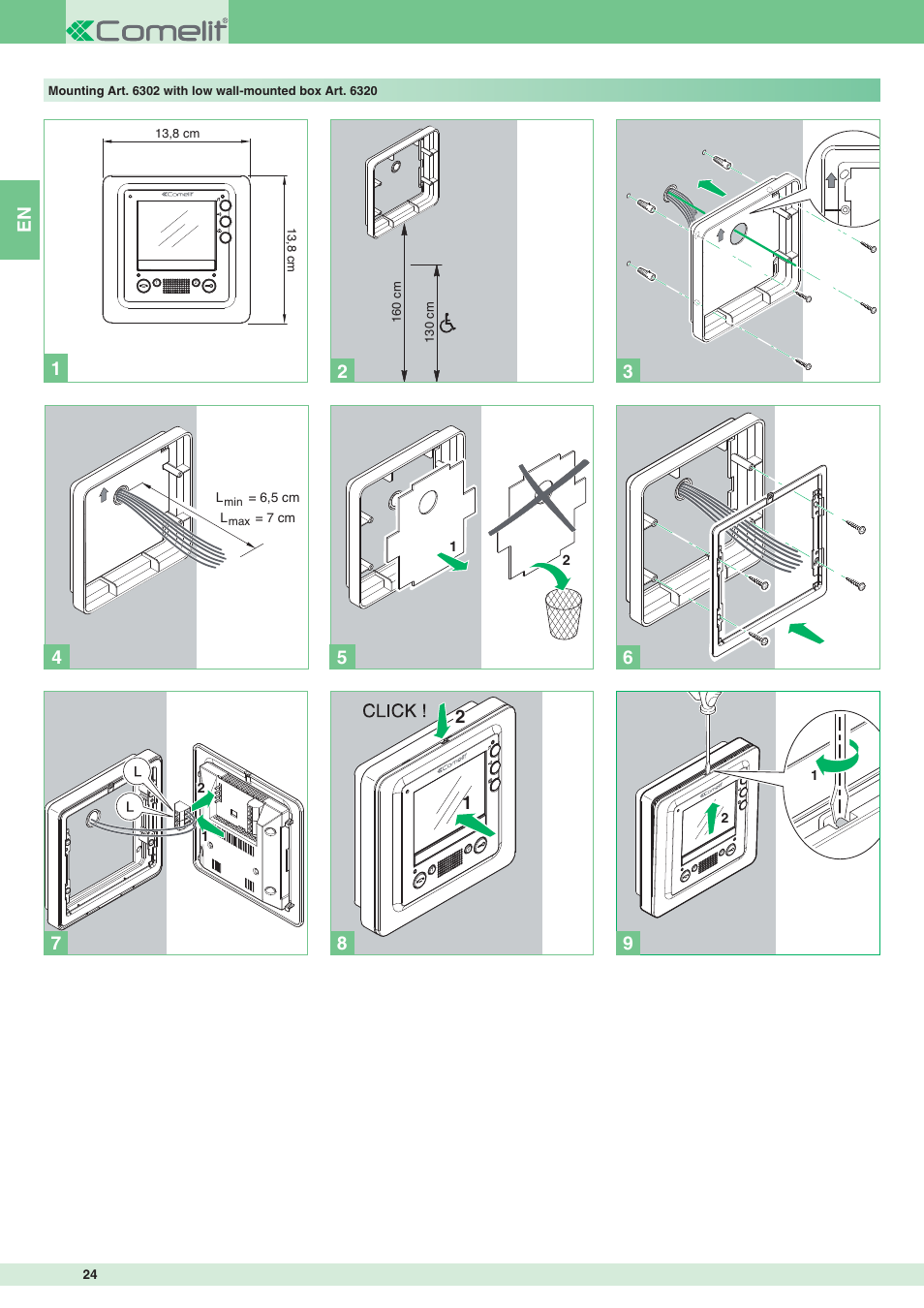 En 6 | Comelit MT 8172IS User Manual | Page 24 / 140