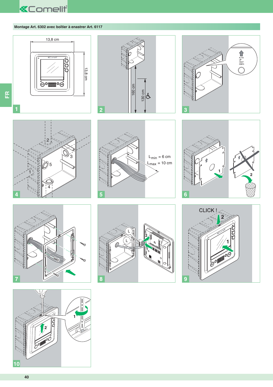 Comelit MT 8172IS User Manual | Page 40 / 140