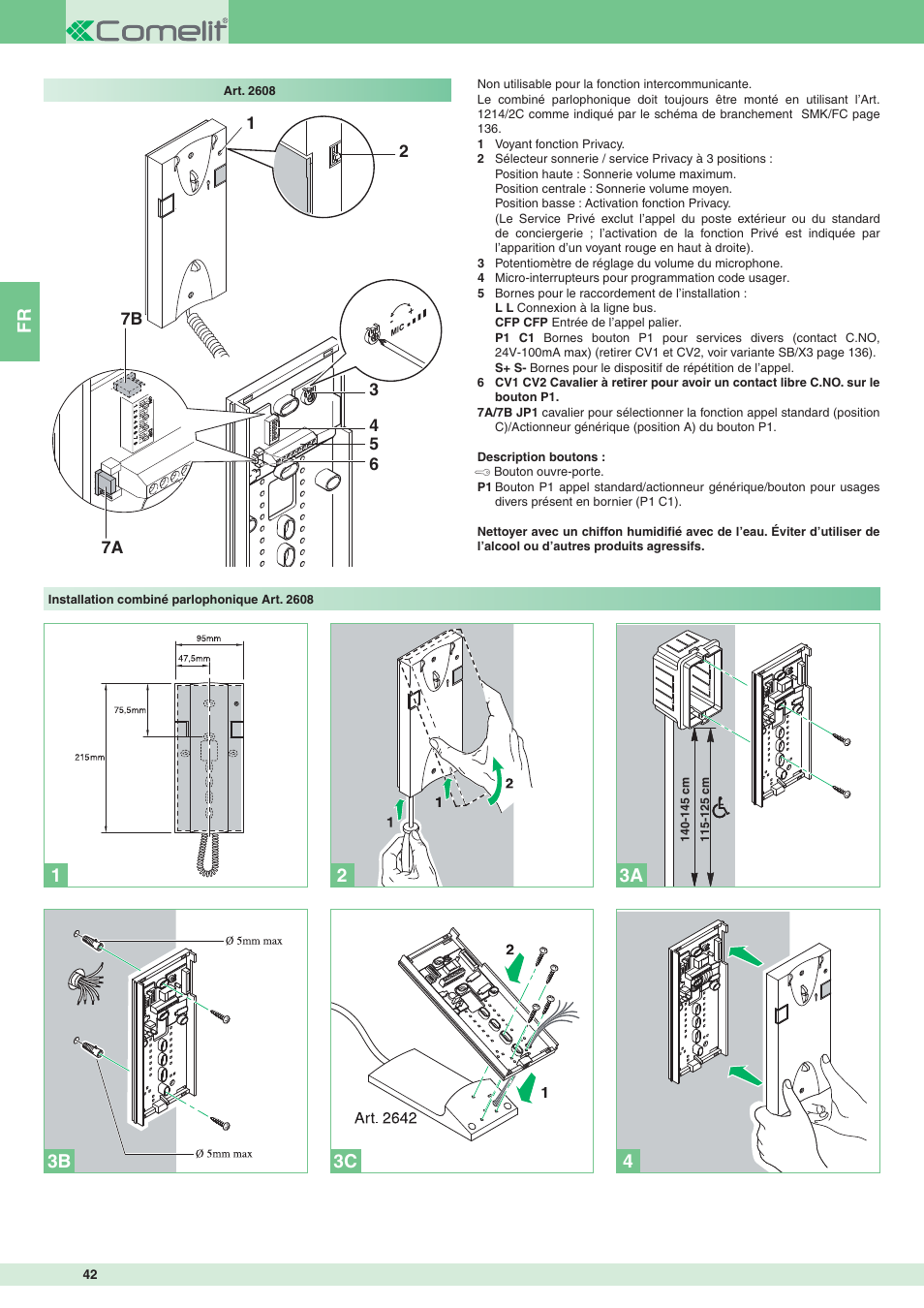 Comelit MT 8172IS User Manual | Page 42 / 140