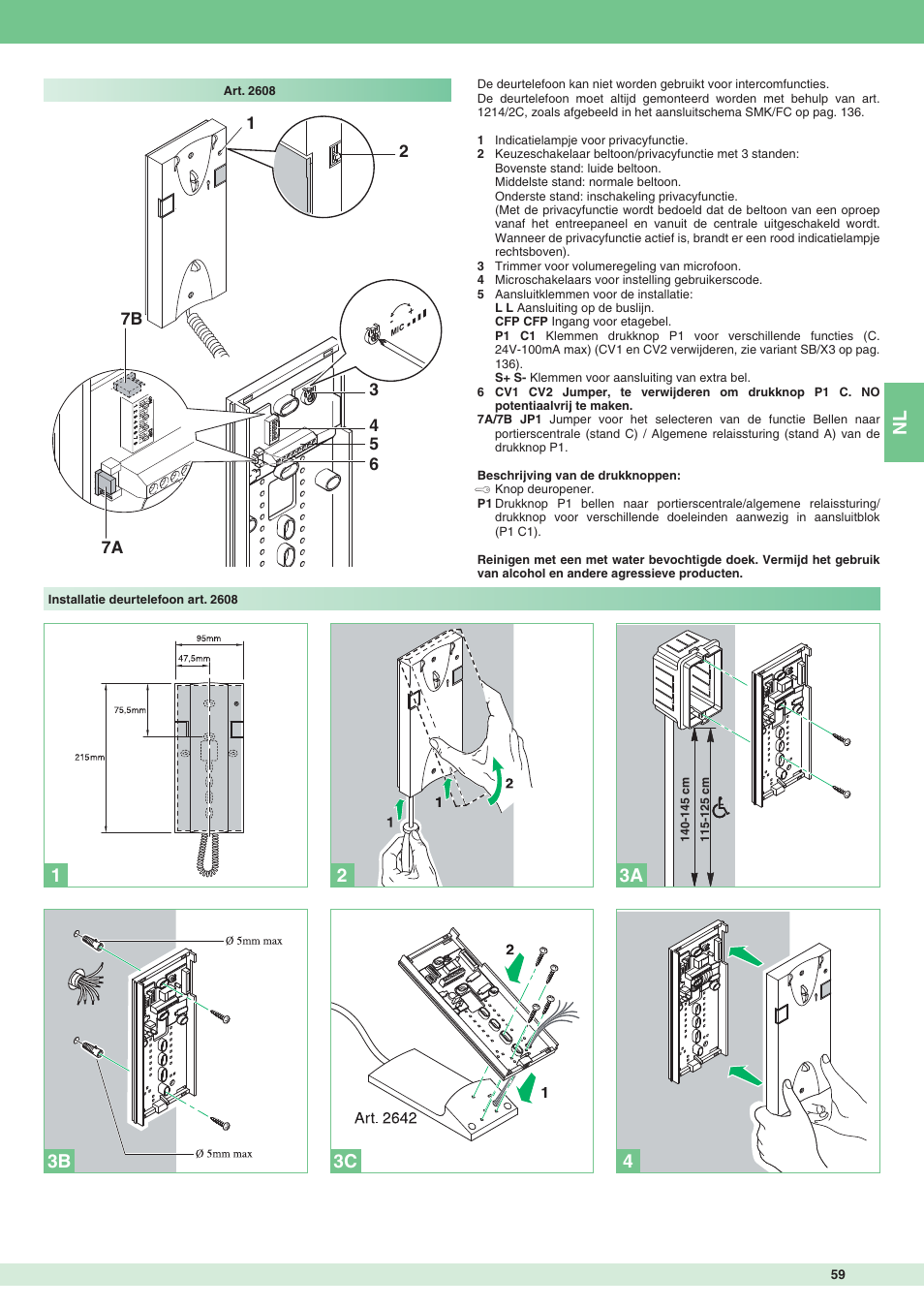 Comelit MT 8172IS User Manual | Page 59 / 140