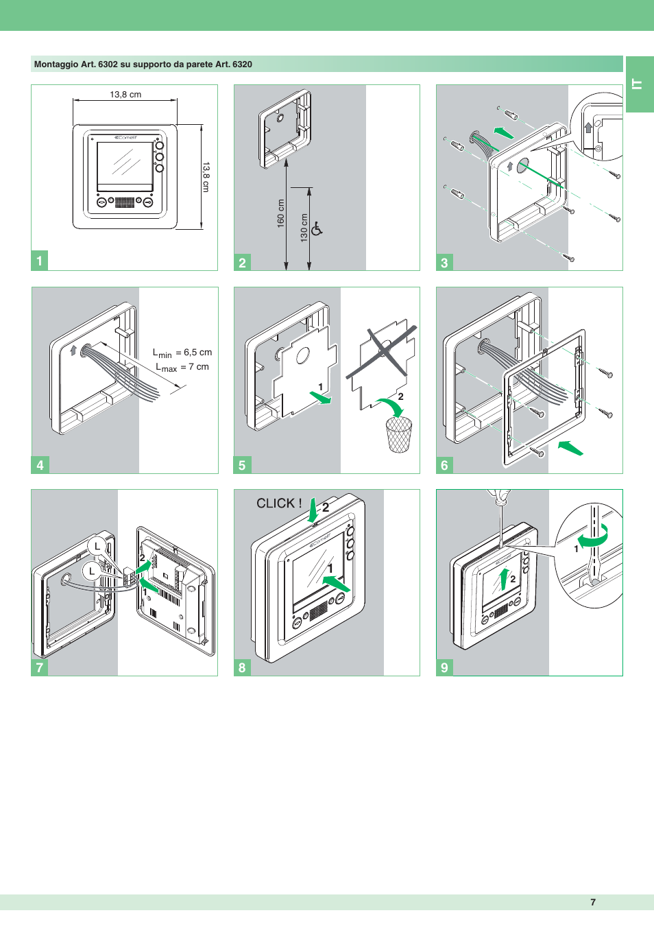 It 6 | Comelit MT 8172IS User Manual | Page 7 / 140