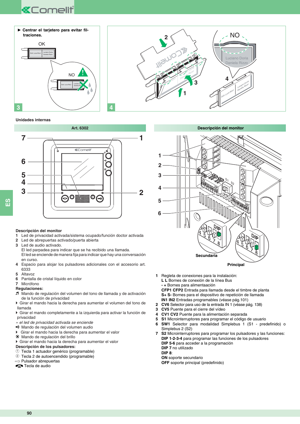 Es 4 3 | Comelit MT 8172IS User Manual | Page 90 / 140