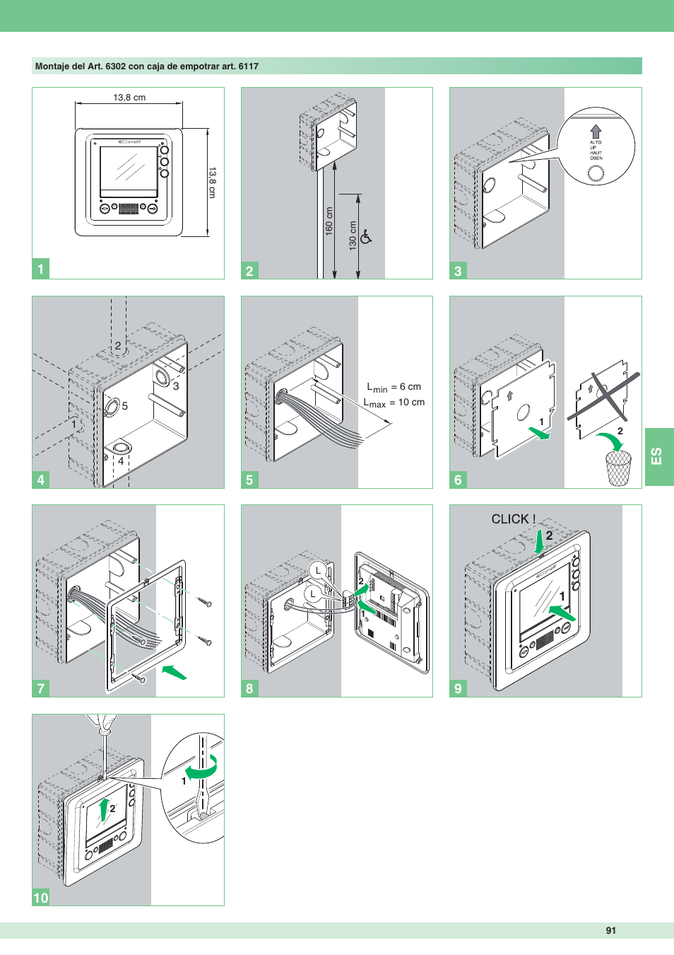 Comelit MT 8172IS User Manual | Page 91 / 140