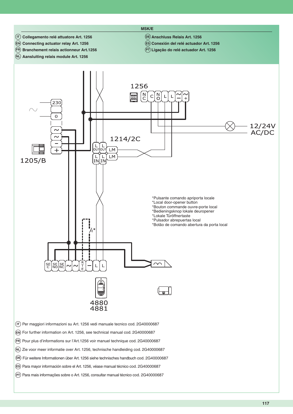 Comelit MT 8471MB User Manual | Page 117 / 120