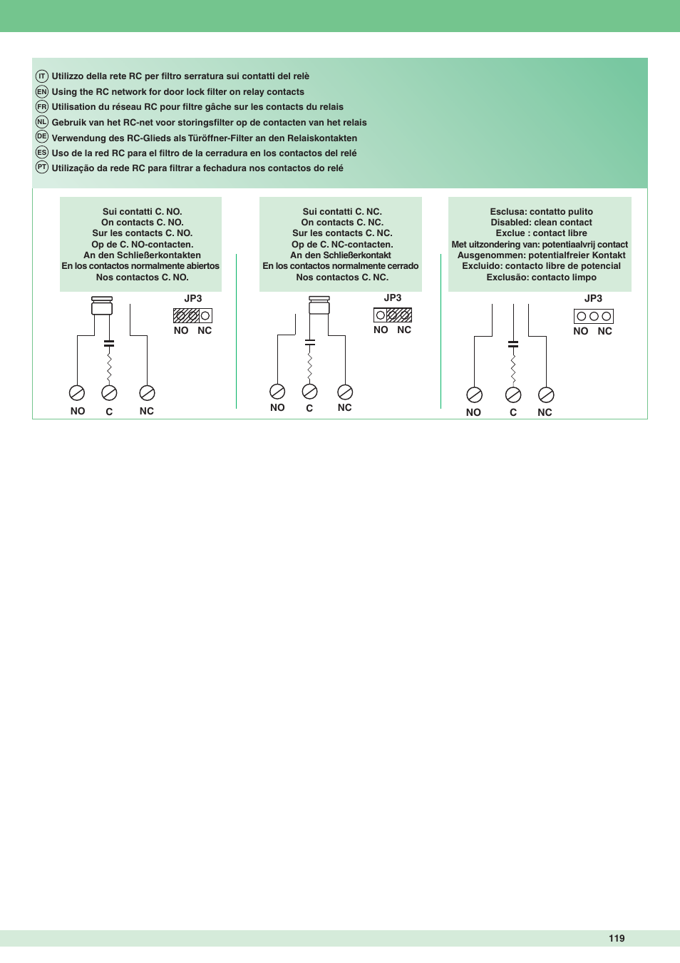 Comelit MT 8471MB User Manual | Page 119 / 120