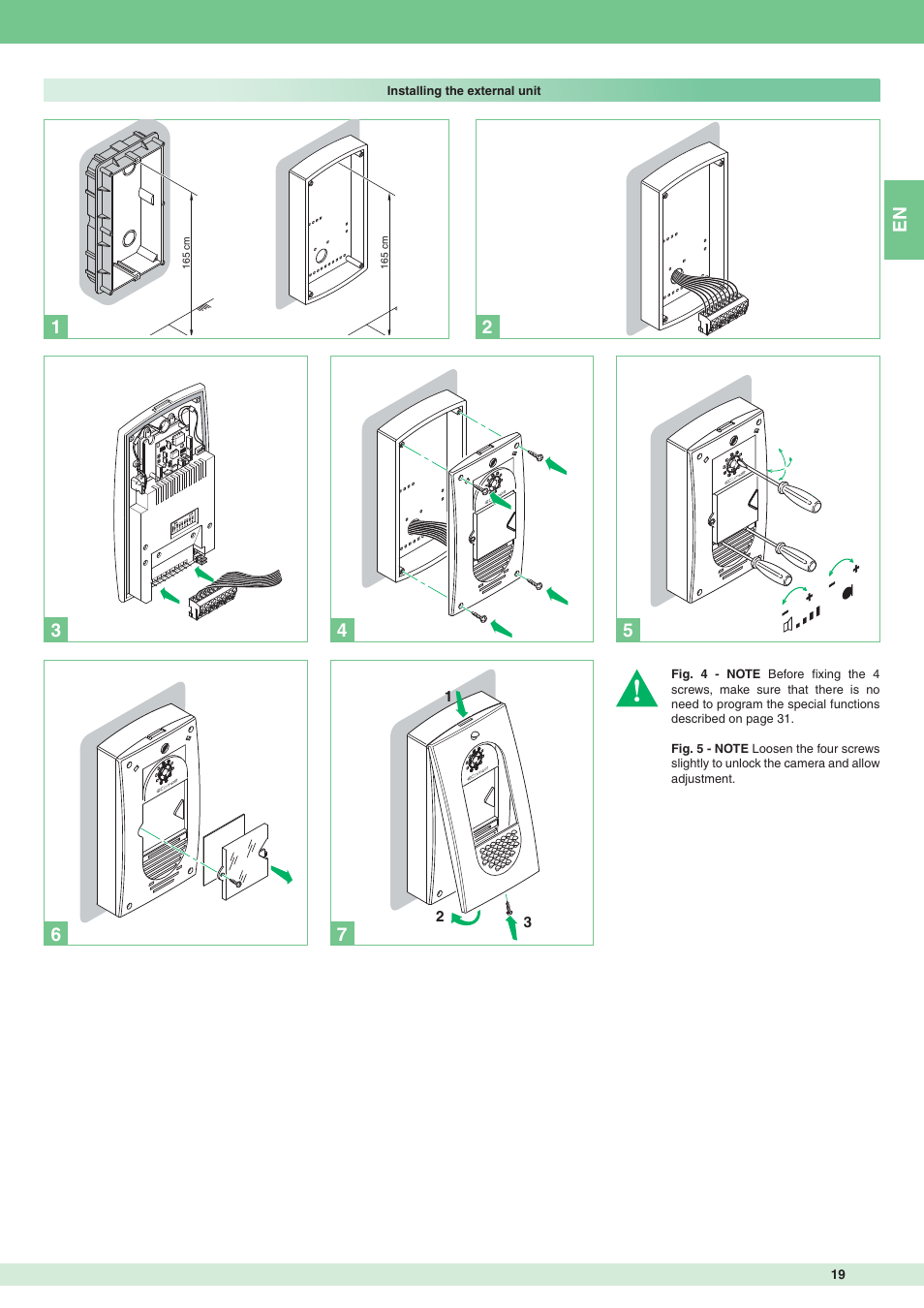 En 6 | Comelit MT 8471MB User Manual | Page 19 / 120