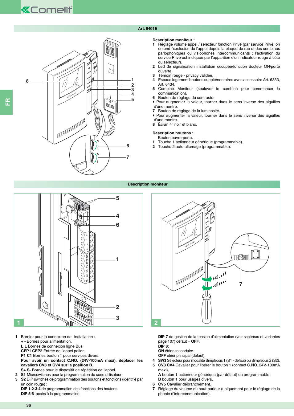 Comelit MT 8471MB User Manual | Page 36 / 120