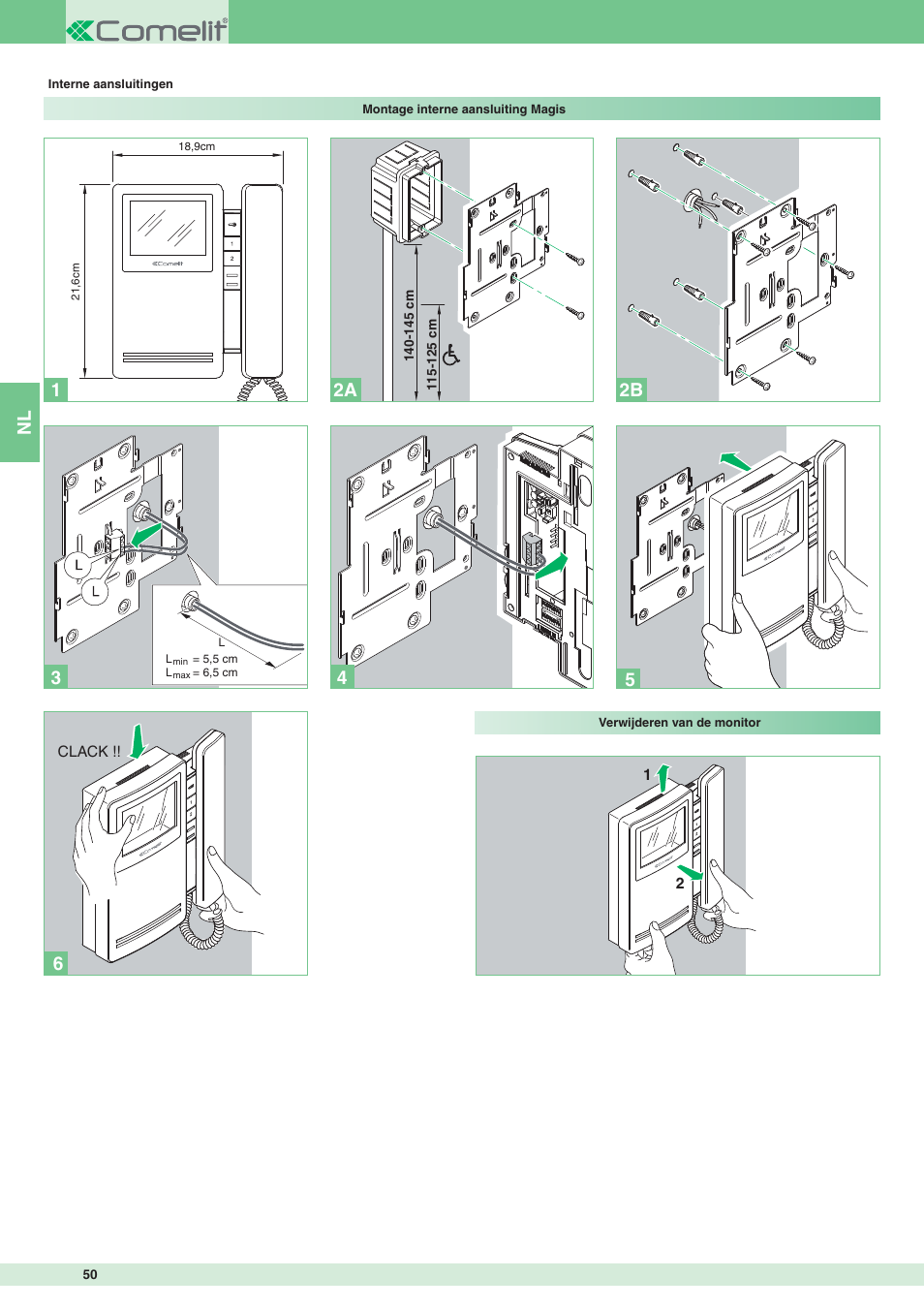 2a 2b 1 | Comelit MT 8471MB User Manual | Page 50 / 120