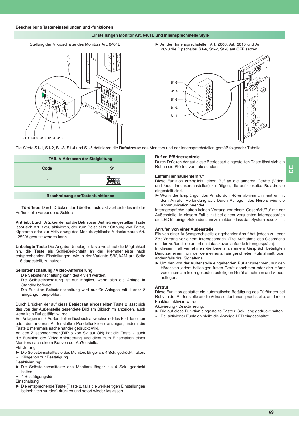 Comelit MT 8471MB User Manual | Page 69 / 120