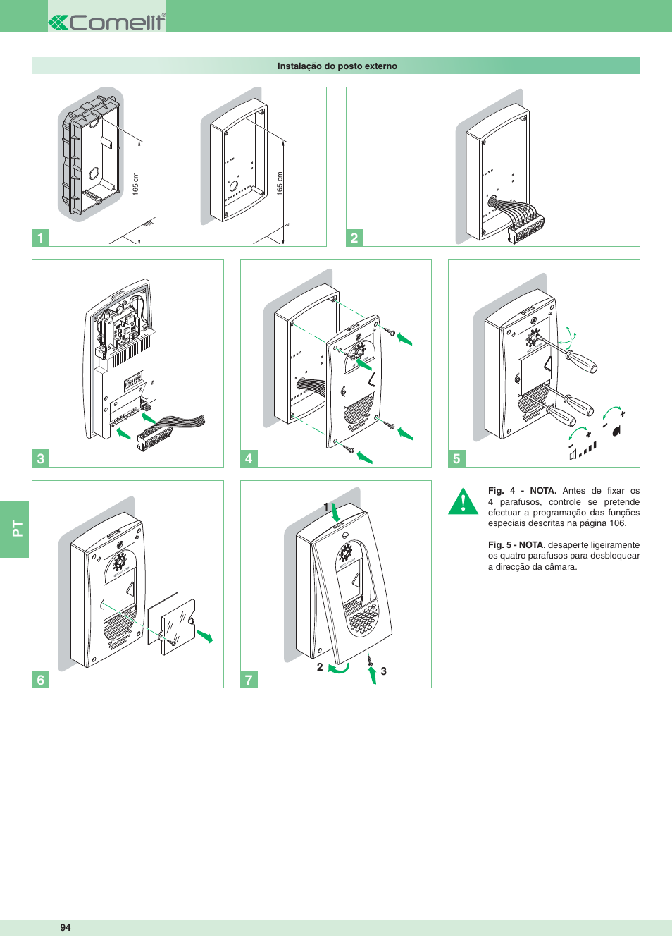 Pt 6 | Comelit MT 8471MB User Manual | Page 94 / 120