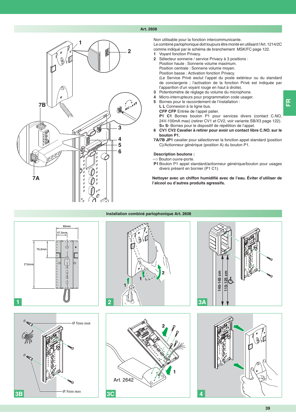 Comelit MT 8471MC User Manual | Page 39 / 128