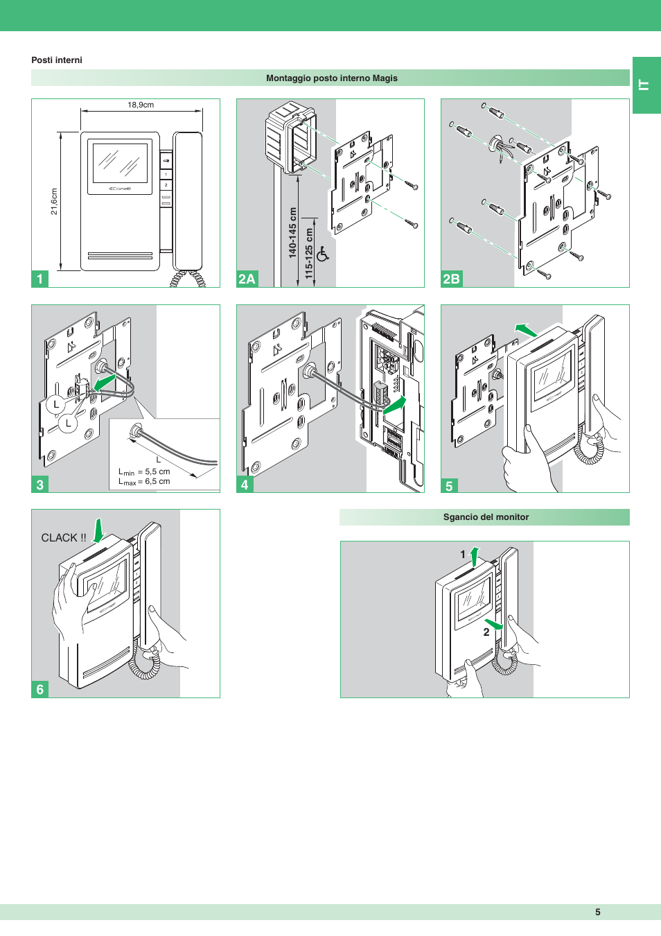 2a 2b 1 | Comelit MT 8471MC User Manual | Page 5 / 128