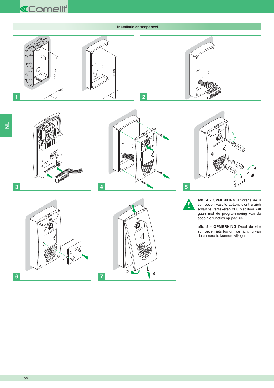 Nl 4 | Comelit MT 8471MC User Manual | Page 52 / 128