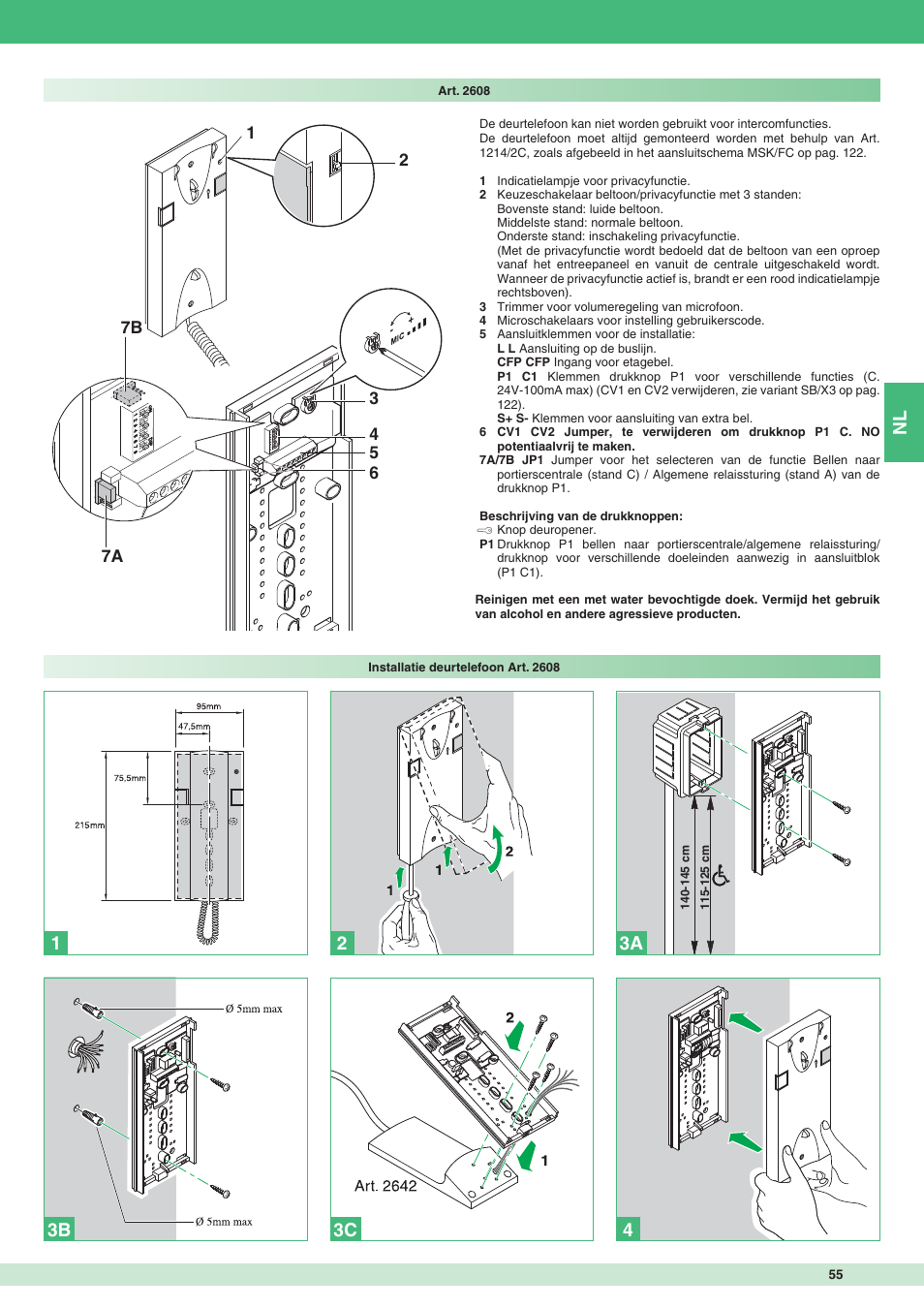 Comelit MT 8471MC User Manual | Page 55 / 128