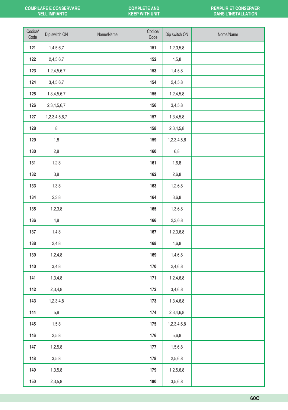 Comelit MT 1998VC User Manual | Page 63 / 124