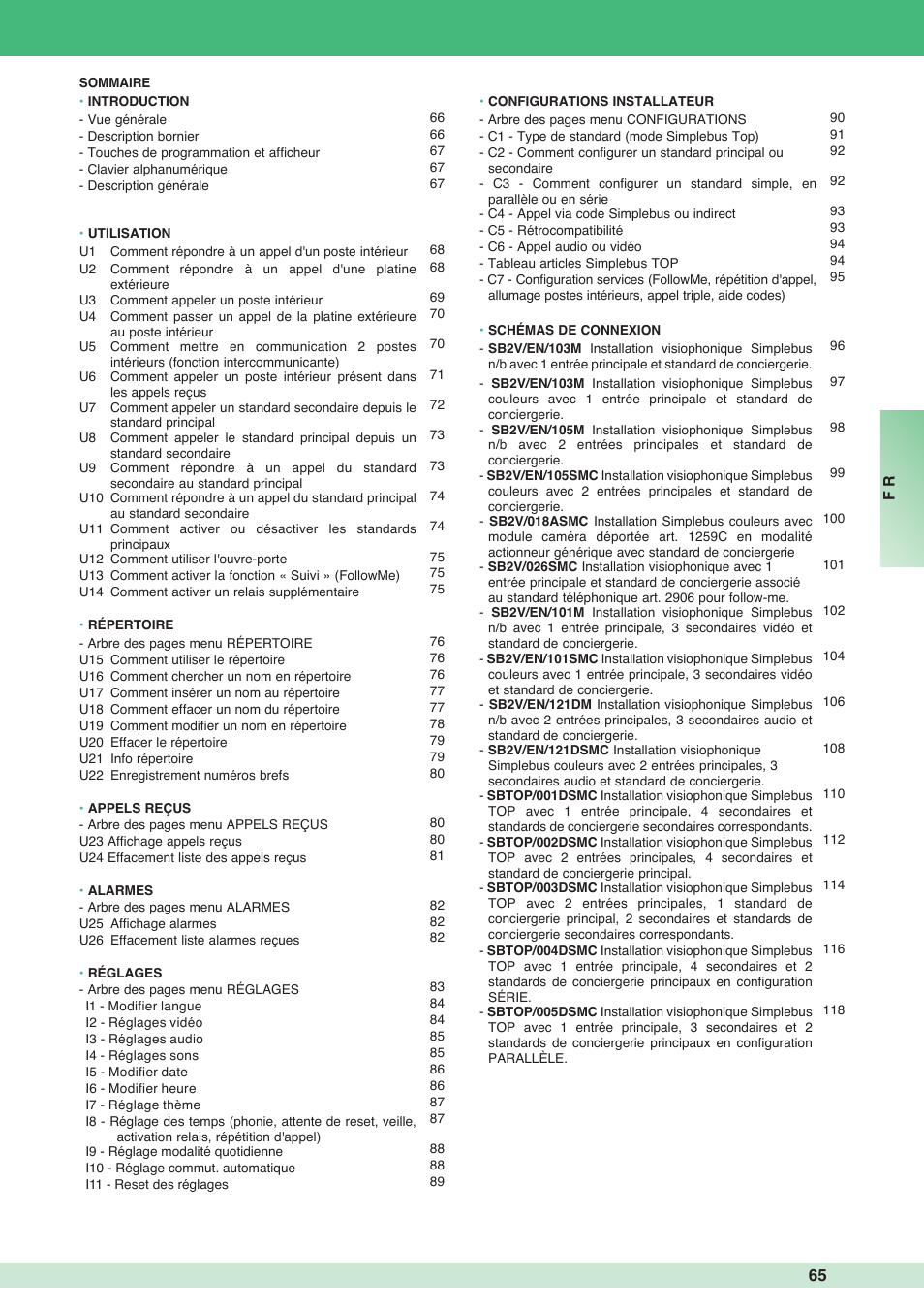 Comelit MT 1998VC User Manual | Page 69 / 124