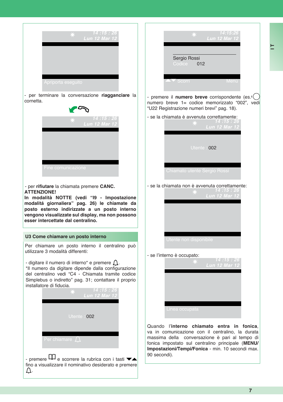 Comelit MT 1998VC User Manual | Page 7 / 124