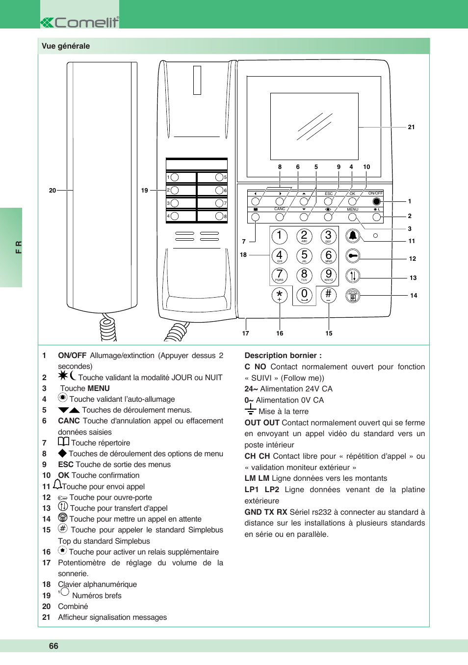 Comelit MT 1998VC User Manual | Page 70 / 124