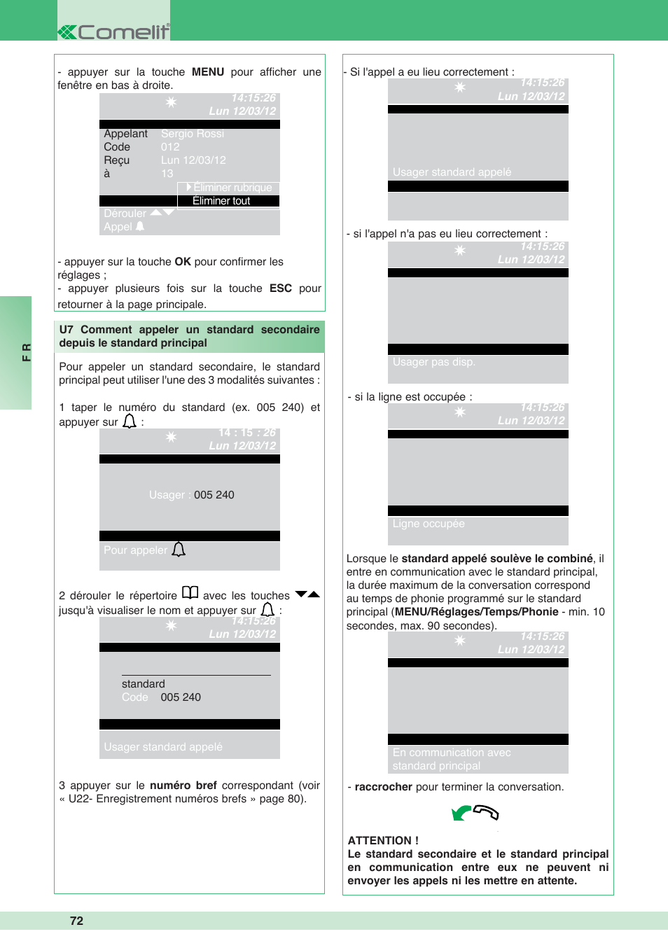 Comelit MT 1998VC User Manual | Page 76 / 124