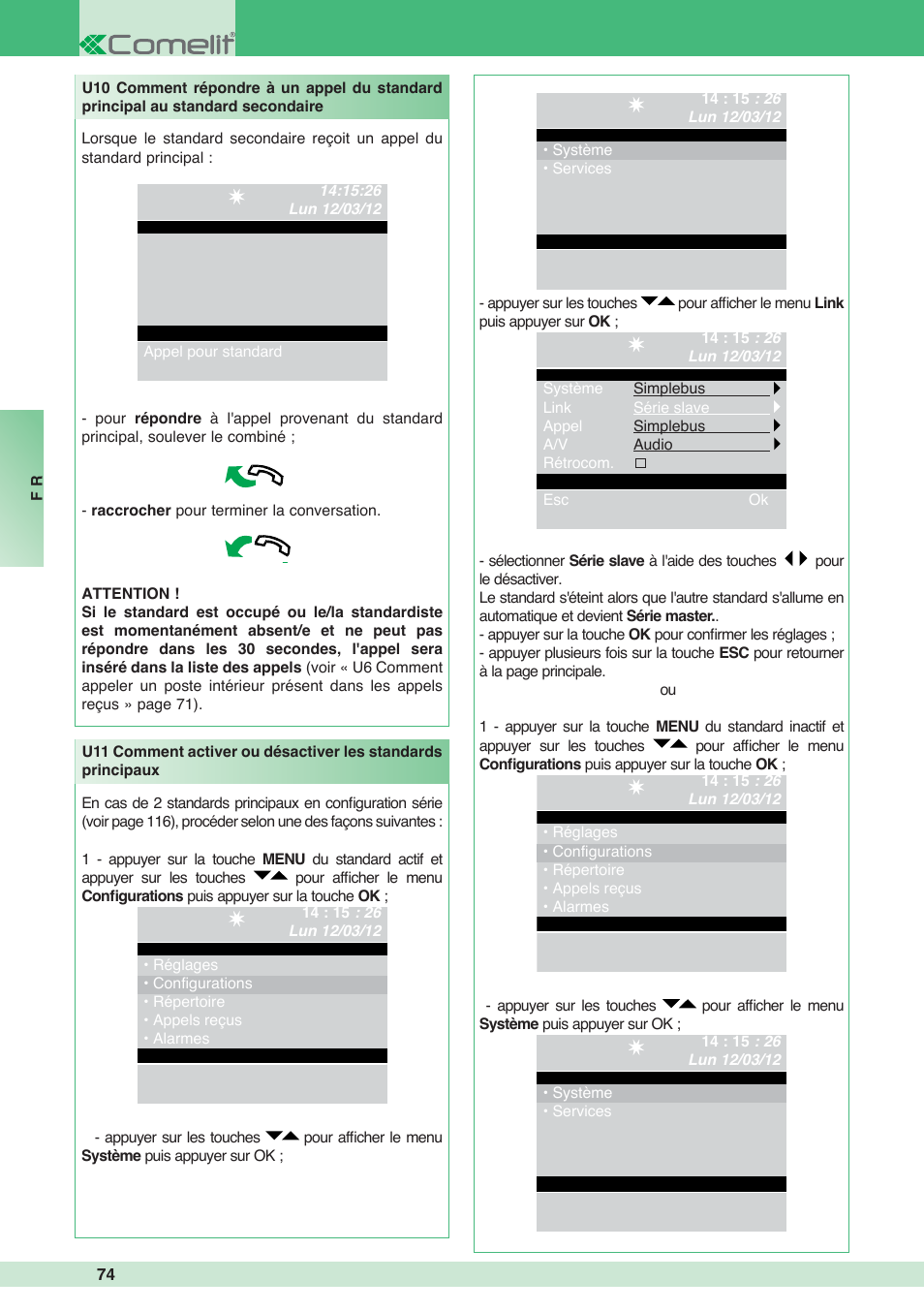 Comelit MT 1998VC User Manual | Page 78 / 124