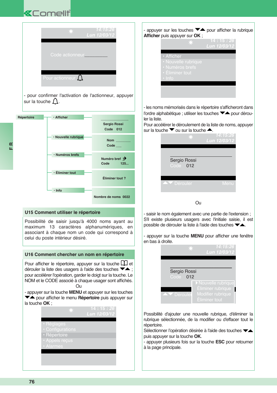 Comelit MT 1998VC User Manual | Page 80 / 124