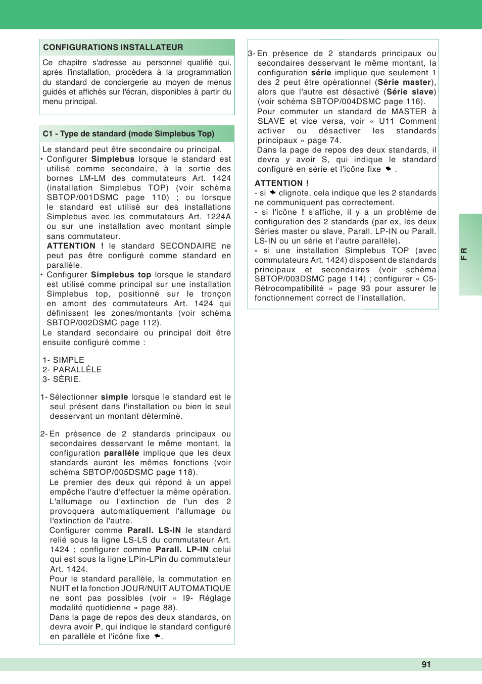 Comelit MT 1998VC User Manual | Page 95 / 124