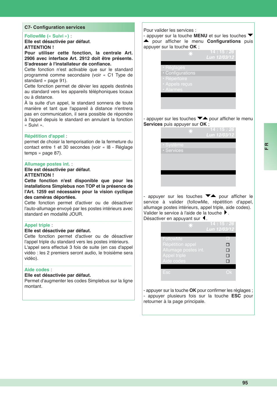 Comelit MT 1998VC User Manual | Page 99 / 124