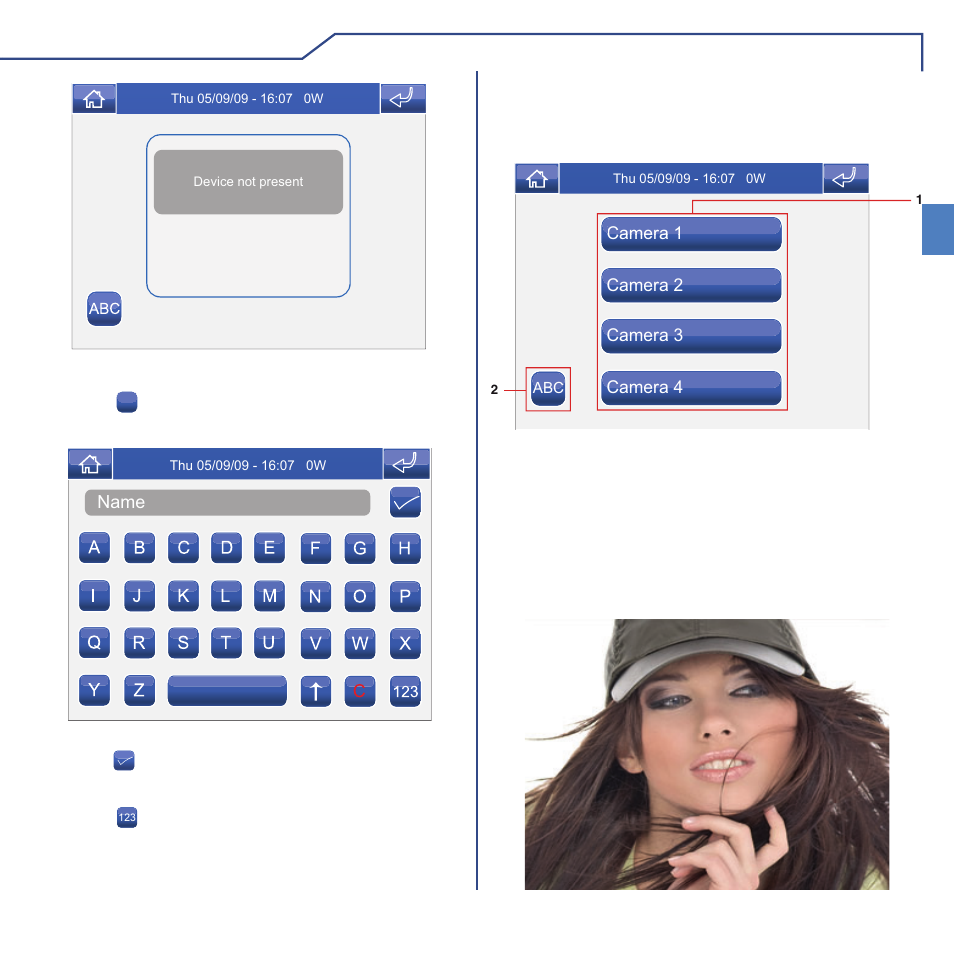 Door entry monitors en, Renaming actuators, Cameras | Comelit MT 6101BM User Manual | Page 35 / 104