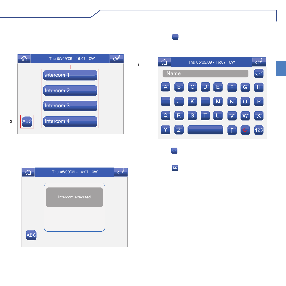 Door entry monitors en, Intercoms, Renaming intercoms | Comelit MT 6101BM User Manual | Page 37 / 104