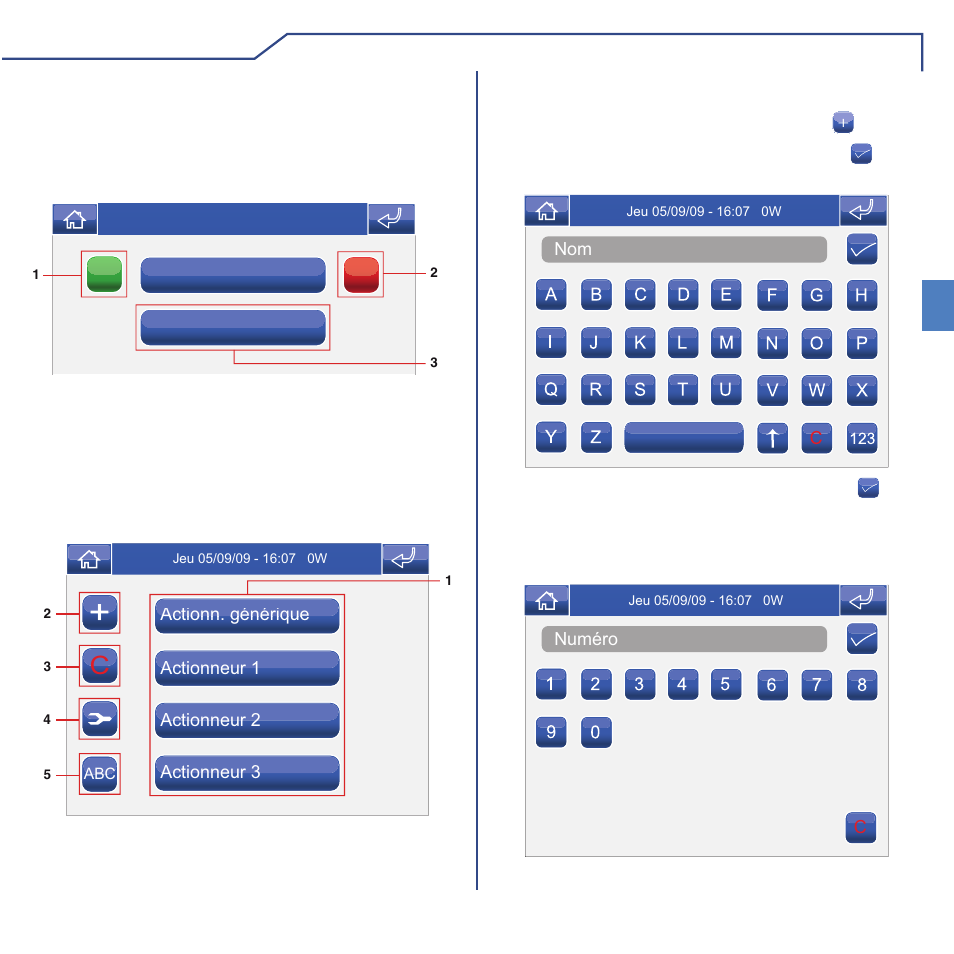 Avancées fr, Actionneurs, Ajouter actionneurs | Configuration vidéo répondeur | Comelit MT 6101BM User Manual | Page 67 / 104