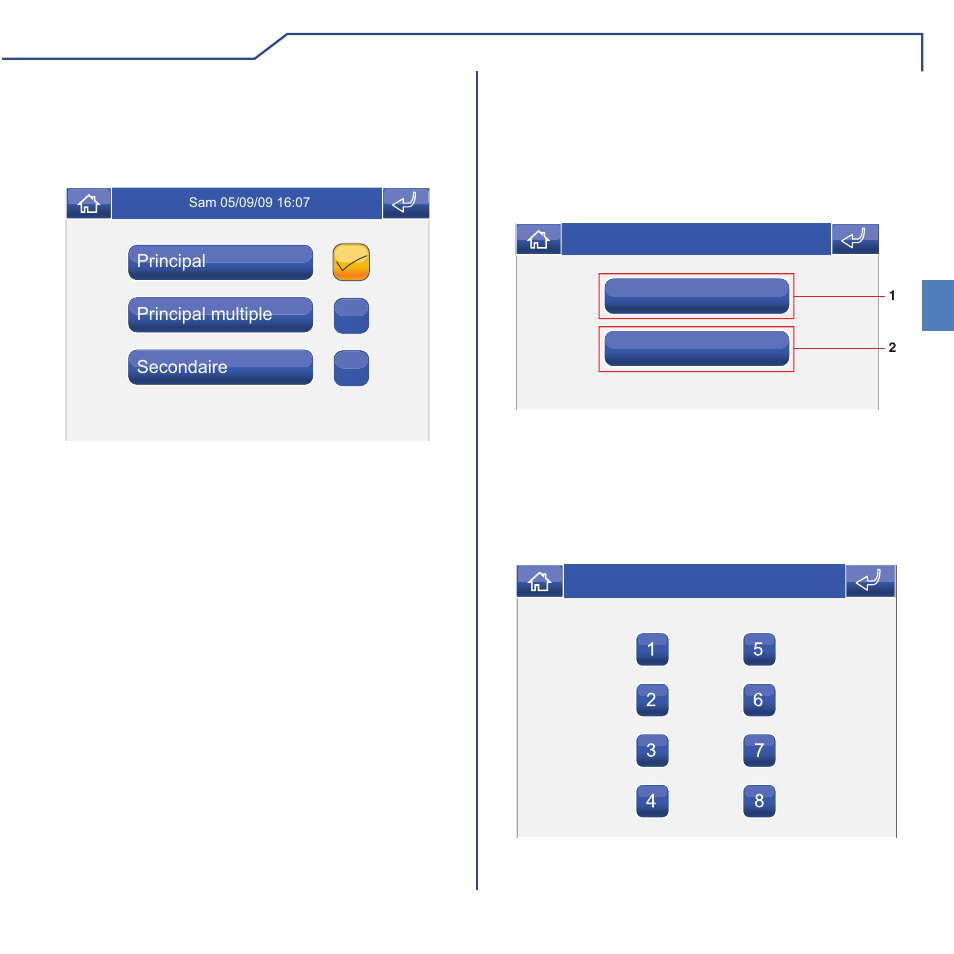 Configuration adresse multiple, Configuration adresse intercom | Comelit MT 6101BM User Manual | Page 75 / 104