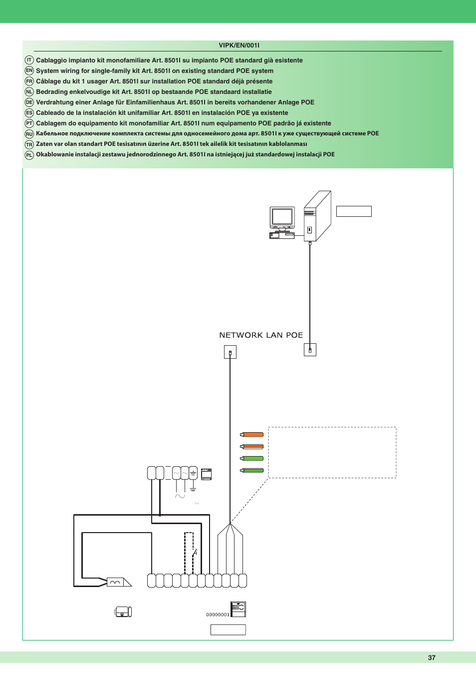 Comelit MT 8504 User Manual | Page 37 / 40