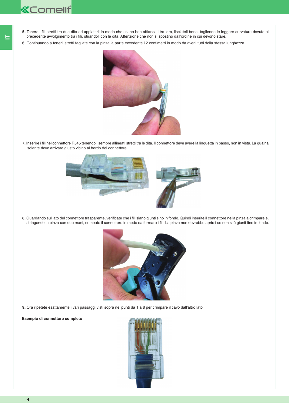 Comelit MT 8504 User Manual | Page 4 / 40