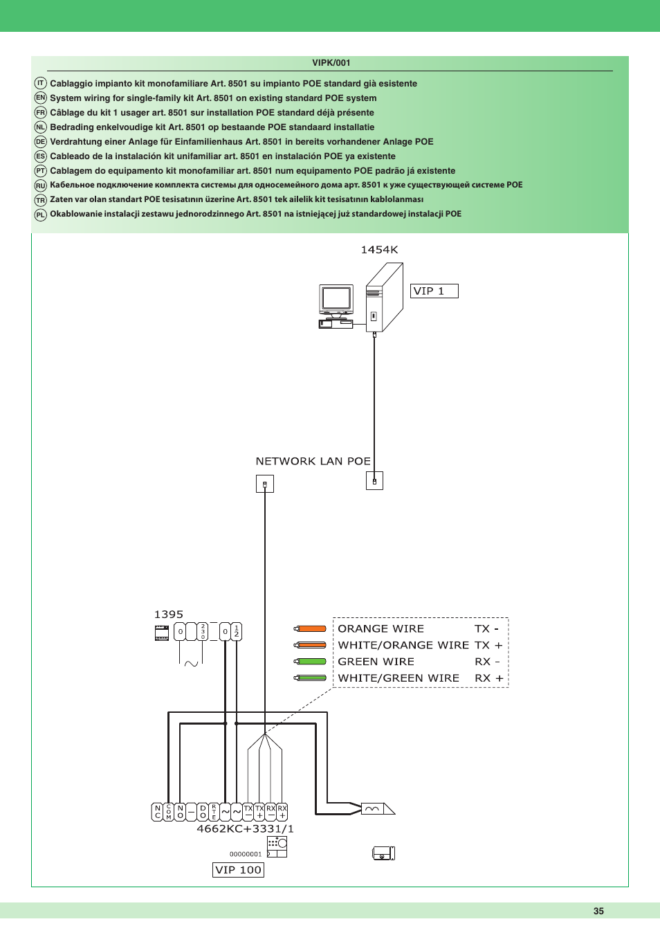 Comelit MT KIT 8501 User Manual | Page 35 / 36