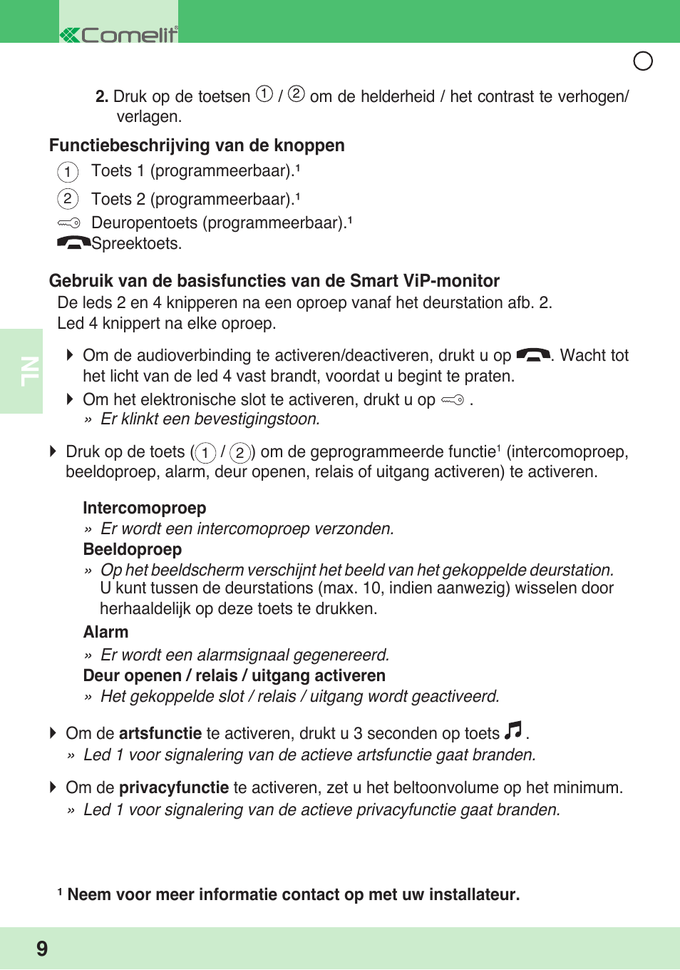 Comelit 6304 BM User Manual | Page 12 / 25