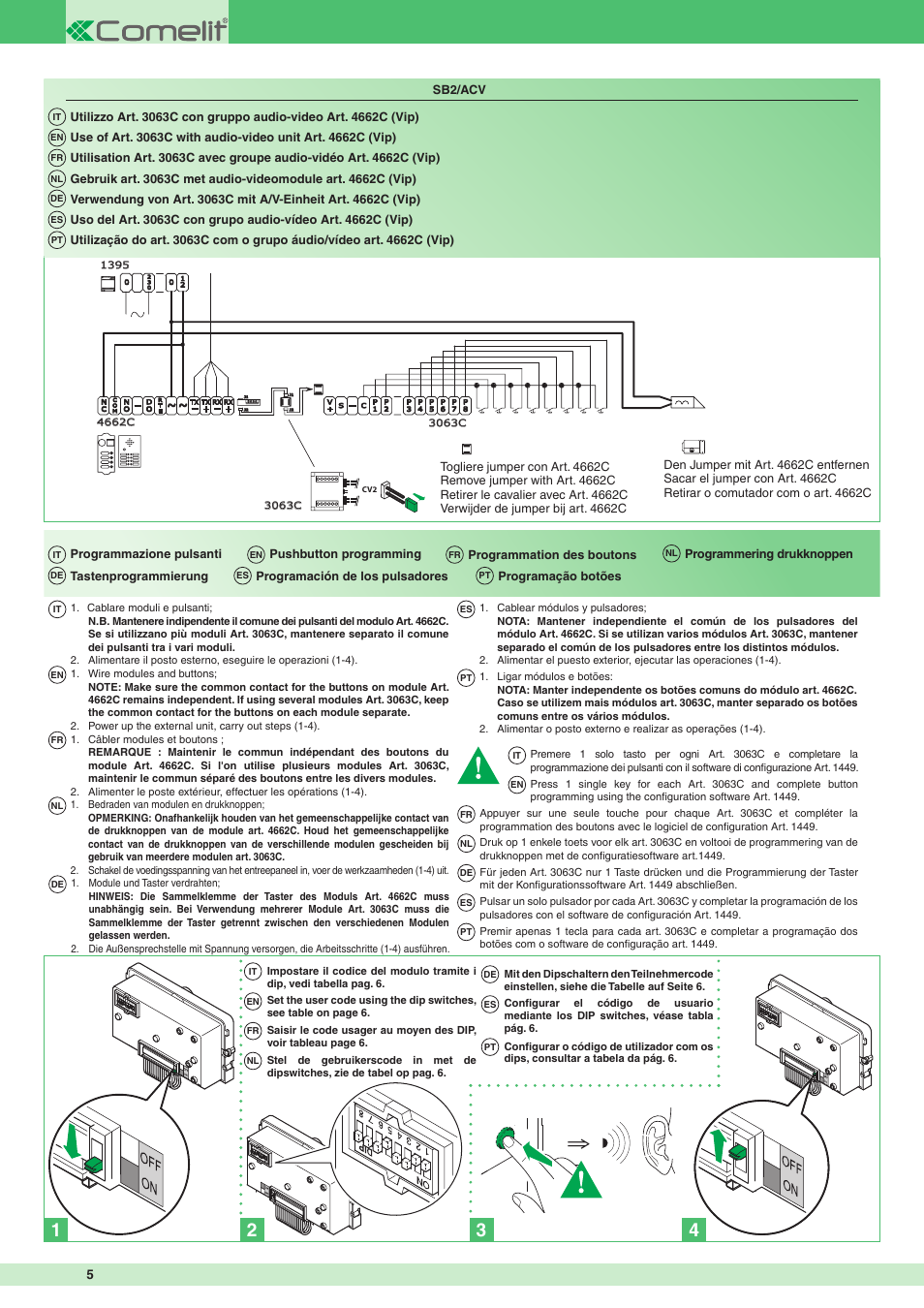 Comelit MT 3300 User Manual | Page 5 / 6